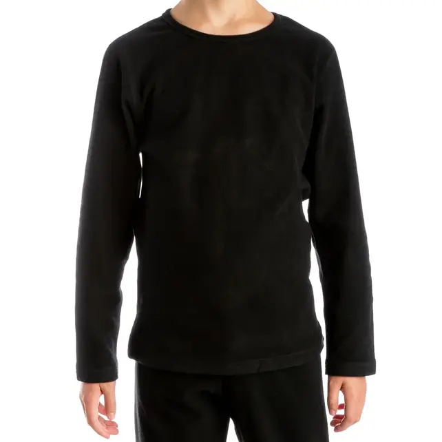 Hot Chillys Youth Velvet Fleece Crew (25/26) Black