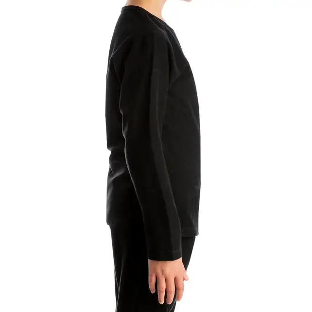Hot Chillys Youth Velvet Fleece Crew (25/26) Black