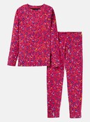 Burton Kids' Fleece Base Layer Set (25/26) Wildcat Floral-Eve