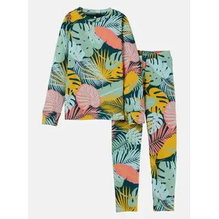 Burton Kids' Fleece Base Layer Set (25/26) Oversized Tropical-Ezo