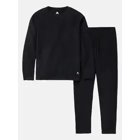 Burton Kids' Fleece Base Layer Set (25/26) True Black-A04