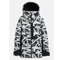 Burton Kids' Hillslope Jacket (25/26) City Streets/True Black-Eu0