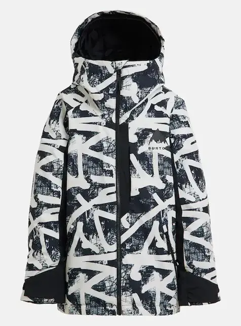Burton Kids' Hillslope Jacket (25/26) City Streets/True Black-Eu0