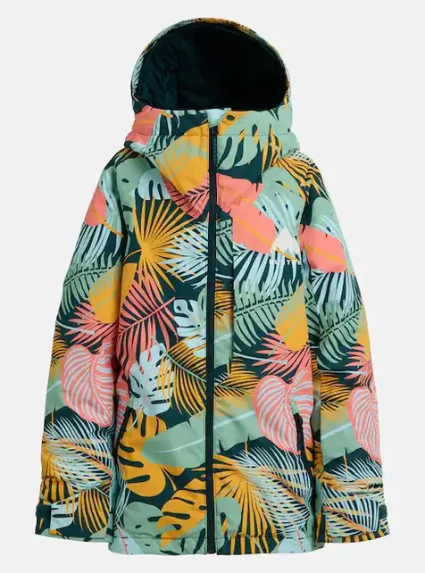 Burton Kids' Hillslope Jacket (25/26) Oversized Tropical-Ezo