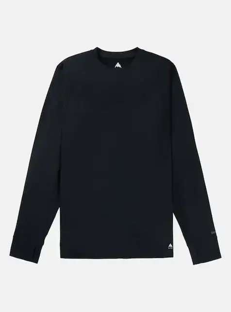 Burton Men's Midweight Base Layer Crewneck (25/26) True Black-A04