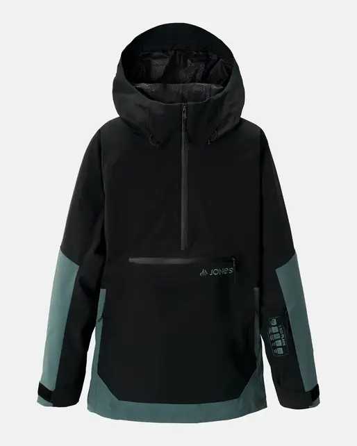 Jones W'S Mtn Surf Rec Anorak (25/26) Stealth Black-2