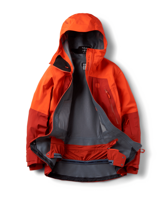 Rab Khroma Converge Jacket Wmns (26/27) Red Grapefruit/Tuscan Red