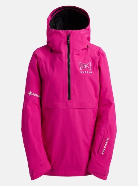 Burton Women's [Ak] Kimmy Gore-Tex 2L Anorak (25/26) Very Berry-69P