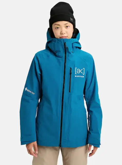 Burton Women's [Ak] Upshift Gore-Tex 2L Jacket (25/26) Blue Teal-Evv