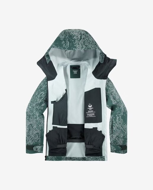 Salomon Absolute 3L Print Jkt W Ao/Green Gables (25/26)