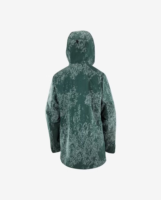 Salomon Absolute 3L Print Jkt W Ao/Green Gables (25/26)