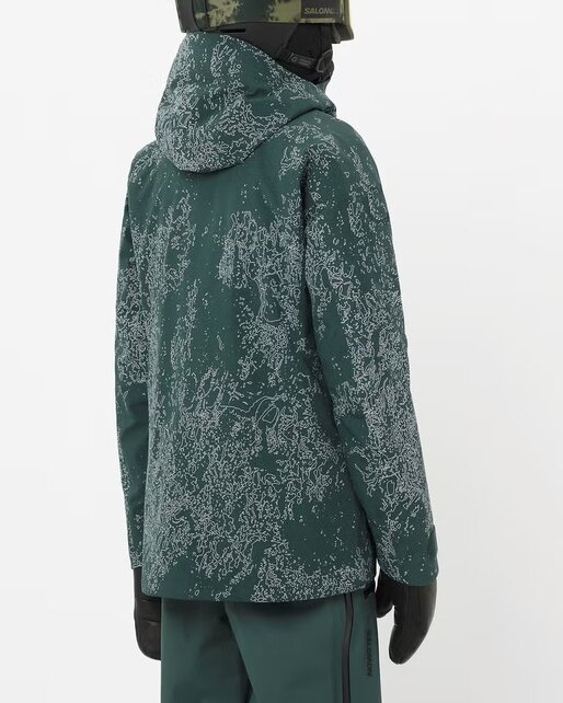 Salomon Absolute 3L Print Jkt W Ao/Green Gables (25/26)