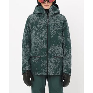 Salomon Absolute 3L Print Jkt W Ao/Green Gables (25/26)