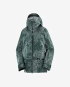 Salomon Absolute 3L Print Jkt W Ao/Green Gables (25/26)