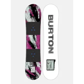 Burton Kids' Grom Snowboard (25/26) Purple/Teal-34Q