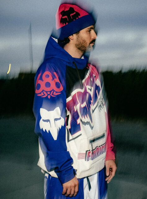 686 Foxracing Watrproof Hoody (25/26) Fox White Colorblock-Fwcb