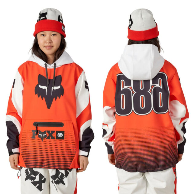 686 Wmn Fox Racing 97 Wp Hoody (25/26) Fox Flare Colorblock-Ffcb