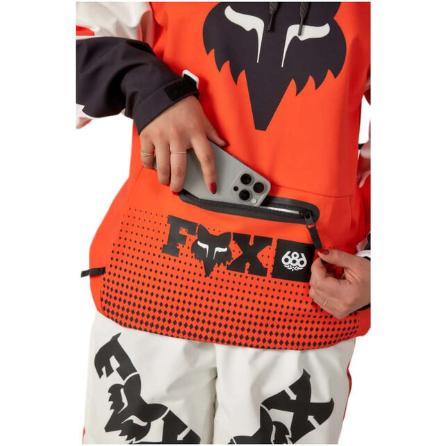 686 Wmn Fox Racing 97 Wp Hoody (25/26) Fox Flare Colorblock-Ffcb