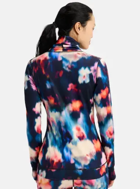 Burton Women's Midweight Long Neck (25/26) Floral Blur-Ezh
