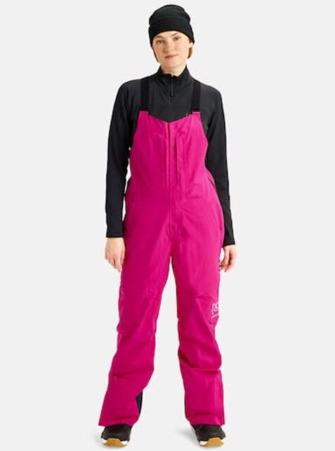 Burton Women's [Ak] Kimmy Gore-Tex 2L Bib Pants (25/26) Very Berry-69P