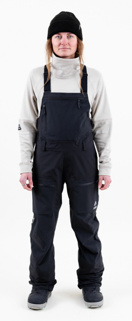 Jones W'S Mtn Surf Rec Bib (25/26) Stealth Black-2