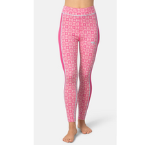 Kari Traa Rose High Waisted Baselayer Pants - 100% Merino Wool (25/26) Bright Pink-Spink