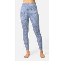 Kari Traa Rose High Waisted Baselayer Pants - 100% Merino Wool (25/26) Pastel Light Blue-Iris
