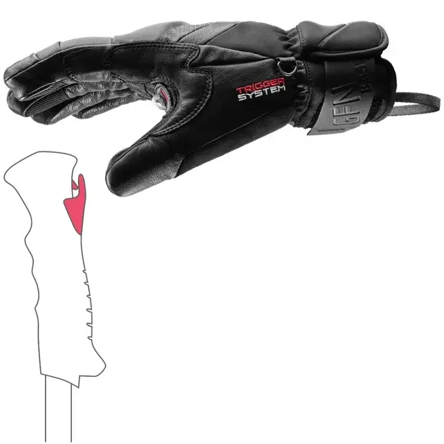 Leki Griffin Base 3D (26/27) Black/Graphite