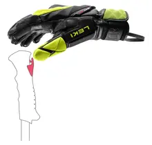 Leki Wcr Venom Sl 3D (25/26) Black/Ice Lemon