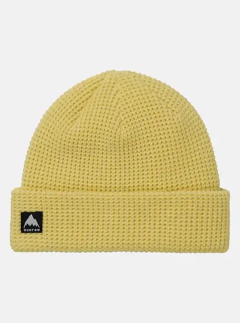 Burton Recycled Waffle Beanie (25/26) Glow Yellow Green-E1T