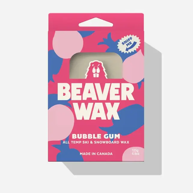Beaver Wax 135g Bar Scented Wax Collection Bubble Gum