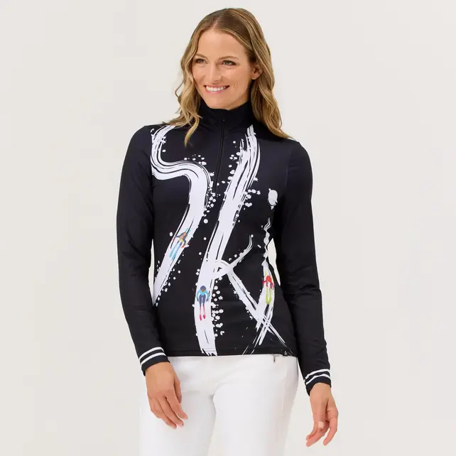 Krimson Klover Ariel Ski Top (25/26) Black-928