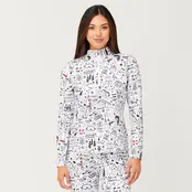 Krimson Klover Graffiti Top (25/26) White-950