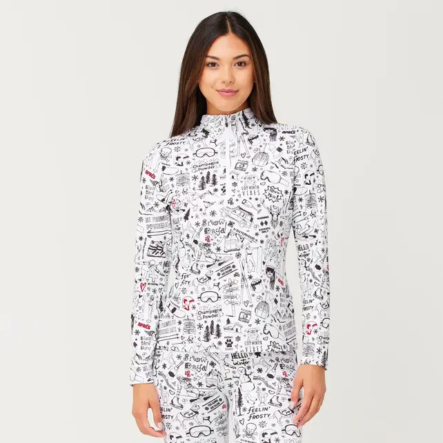 Krimson Klover Graffiti Top (25/26) White-950