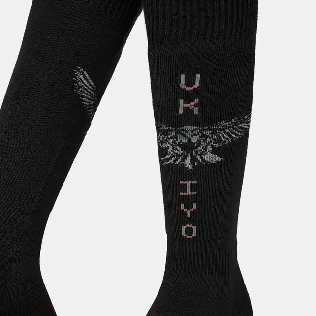 Le Bent Kai Jones Pro Series Light Cushion Snow Sock (25/26) Black-001