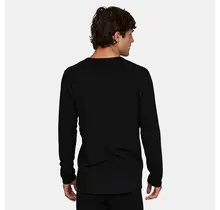 Le Bent Mens Heavyweight Grid Fleece Crew (26/27) Black