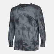 Le Bent Mens Lightweight Crew (25/26) Charcoal Tie Dye-971