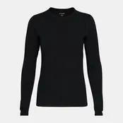 Le Bent Womens Heavyweight Antarctic Grid Fleece Crew (25/26) Black-001