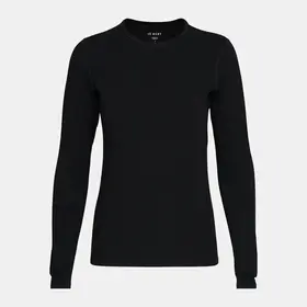 Le Bent Womens Heavyweight Grid Fleece Crew (26/27) Black