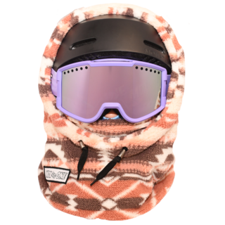 Mdxone Over The Helmet Balaclava Soft Plush (25/26) Off White & Pink