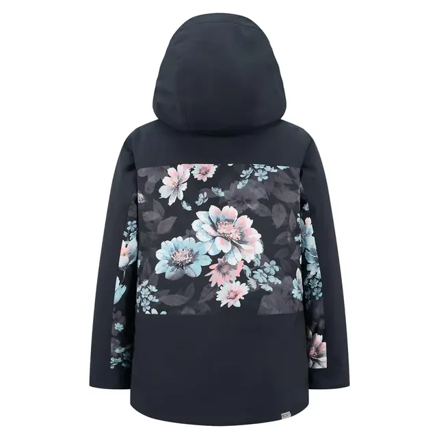 Roxy Girls' Roxy Floral Block Parka (25/26) Black