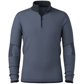 Smartwool Men's Intraknit Alpine 1/4 Zip (25/26) Nightfall Blue-P43