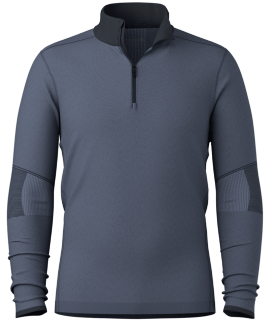 Smartwool Men's Intraknit Alpine 1/4 Zip (25/26) Nightfall Blue-P43