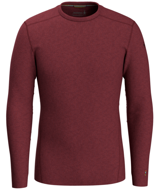 Smartwool Men's Classic Thermal Merino Base Layer Crew Boxed (25/26) Currant Heather-N69