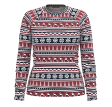 Smartwool Women's Classic Thermal Merino Base Layer Crew Boxed (25/26) Currant Alpine Apres-P90