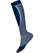 Smartwool Women's Ski Targeted Cushion Extra Stretch Otc Socks (25/26) Nightfall Blue-P43