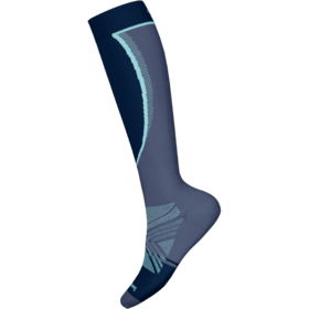 Smartwool Women's Ski Targeted Cushion Extra Stretch Otc Socks (25/26) Nightfall Blue-P43