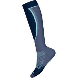 Smartwool Women's Ski Targeted Cushion Extra Stretch Otc Socks (25/26) Nightfall Blue-P43
