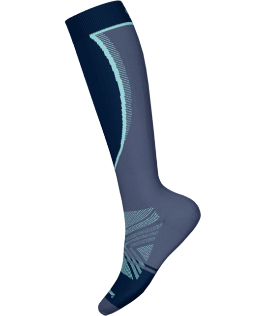 Smartwool Women's Ski Targeted Cushion Extra Stretch Otc Socks (25/26) Nightfall Blue-P43