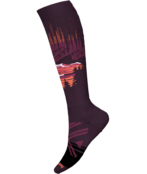 Smartwool Women's Ski Full Cushion Alpine Auroras Otc Socks (25/26) Purple Iris-L90